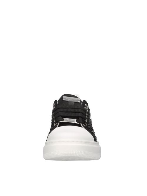 Sneakers in raso e strass PHILIPP PLEIN | 80031 SATIN/RUBBERGNERO